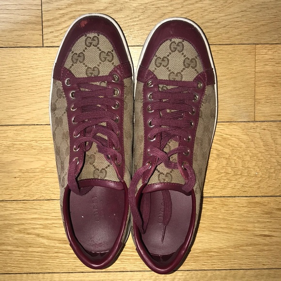 purple gucci sneakers